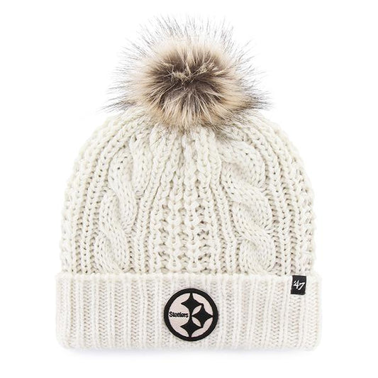 PITTSBURGH STEELERS MEEKO '47 CUFF KNIT WOMENS White