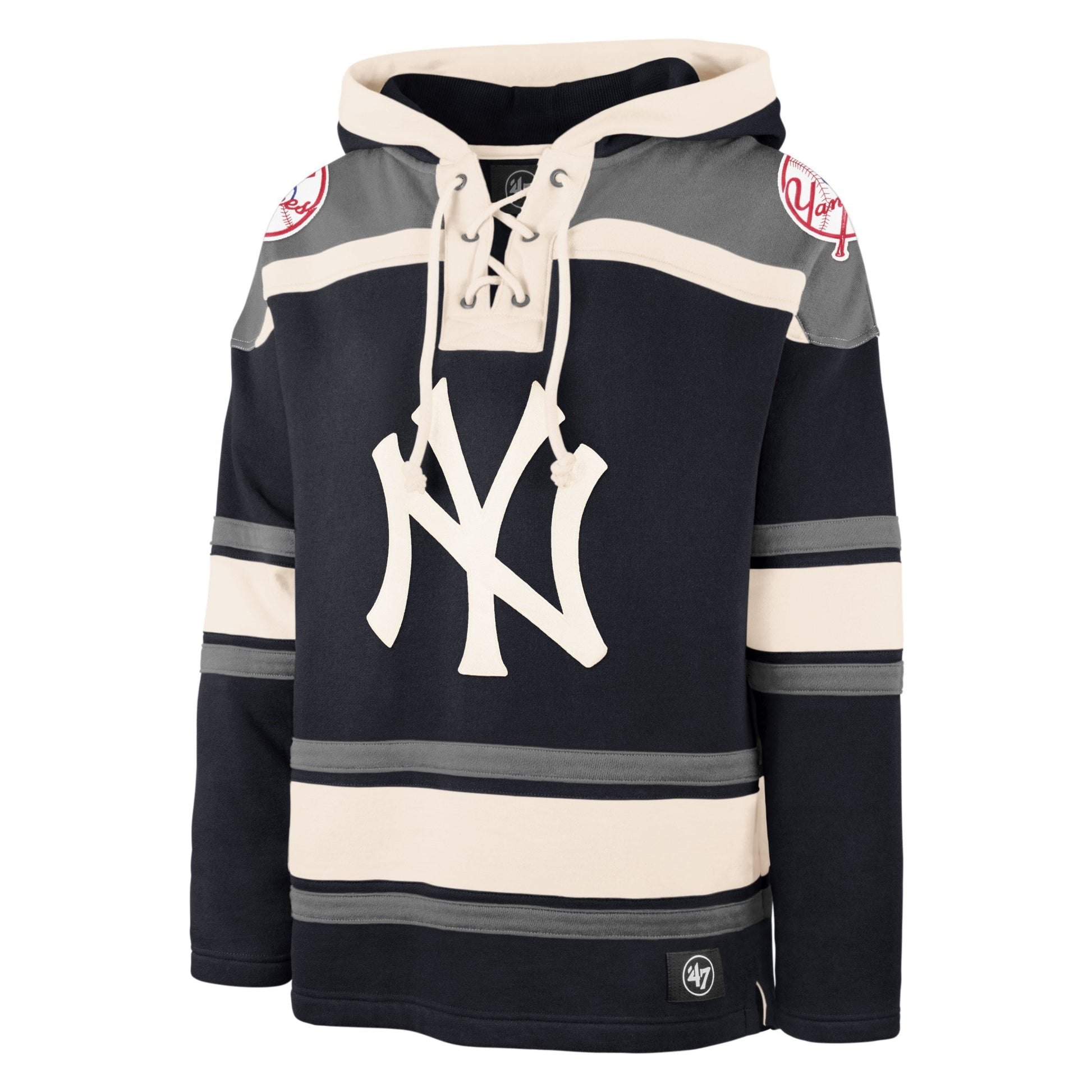 NEW YORK YANKEES SUPERIOR '47 LACER HOOD FALL NAVY