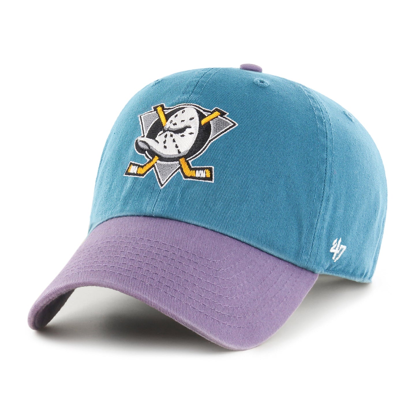 ANAHEIM DUCKS VINTAGE TWO TONE '47 CLEAN UP DARK TEAL