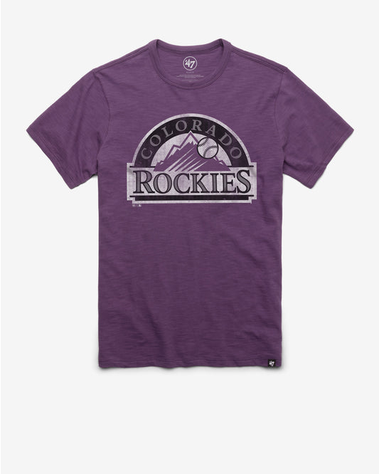 COLORADO ROCKIES GRIT '47 SCRUM TEE GRAPE