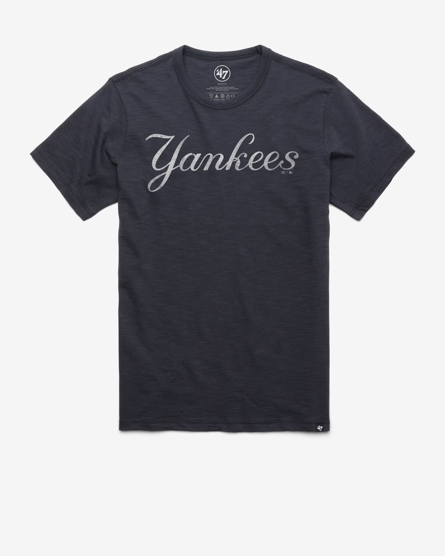 NEW YORK YANKEES GRIT WORDMARK '47 SCRUM TEE FALL NAVY