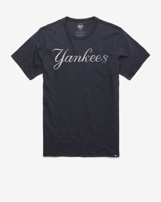 NEW YORK YANKEES GRIT WORDMARK '47 SCRUM TEE FALL NAVY