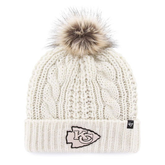 KANSAS CITY CHIEFS MEEKO '47 CUFF KNIT WOMENS WHITE
