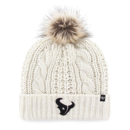HOUSTON TEXANS MEEKO '47 CUFF KNIT WOMENS WHITE