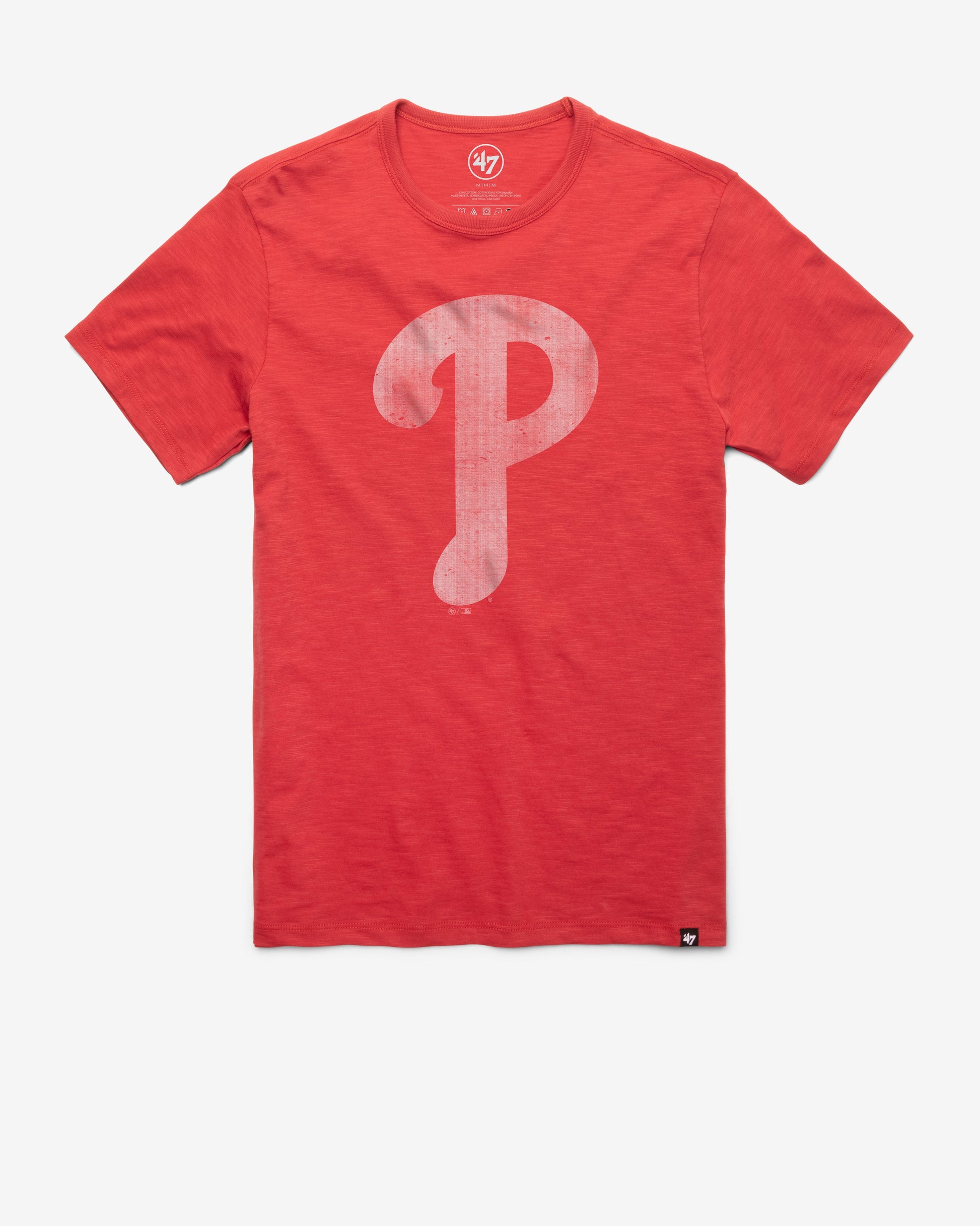 PHILADELPHIA PHILLIES GRIT '47 SCRUM TEE RESCUE RED