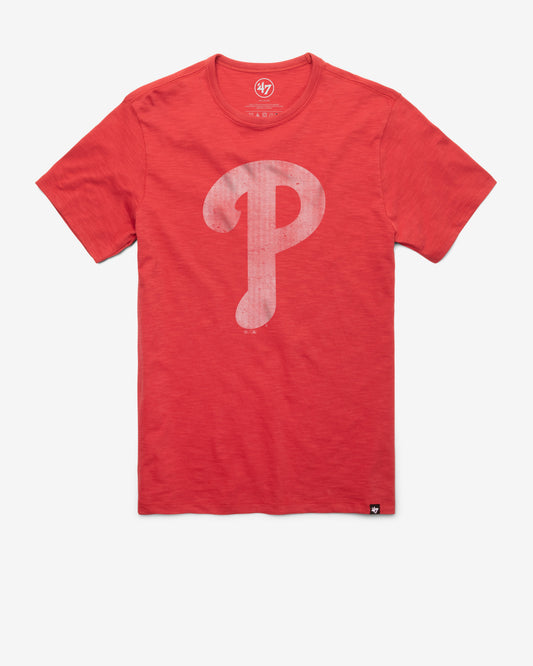 PHILADELPHIA PHILLIES GRIT '47 SCRUM TEE RESCUE RED