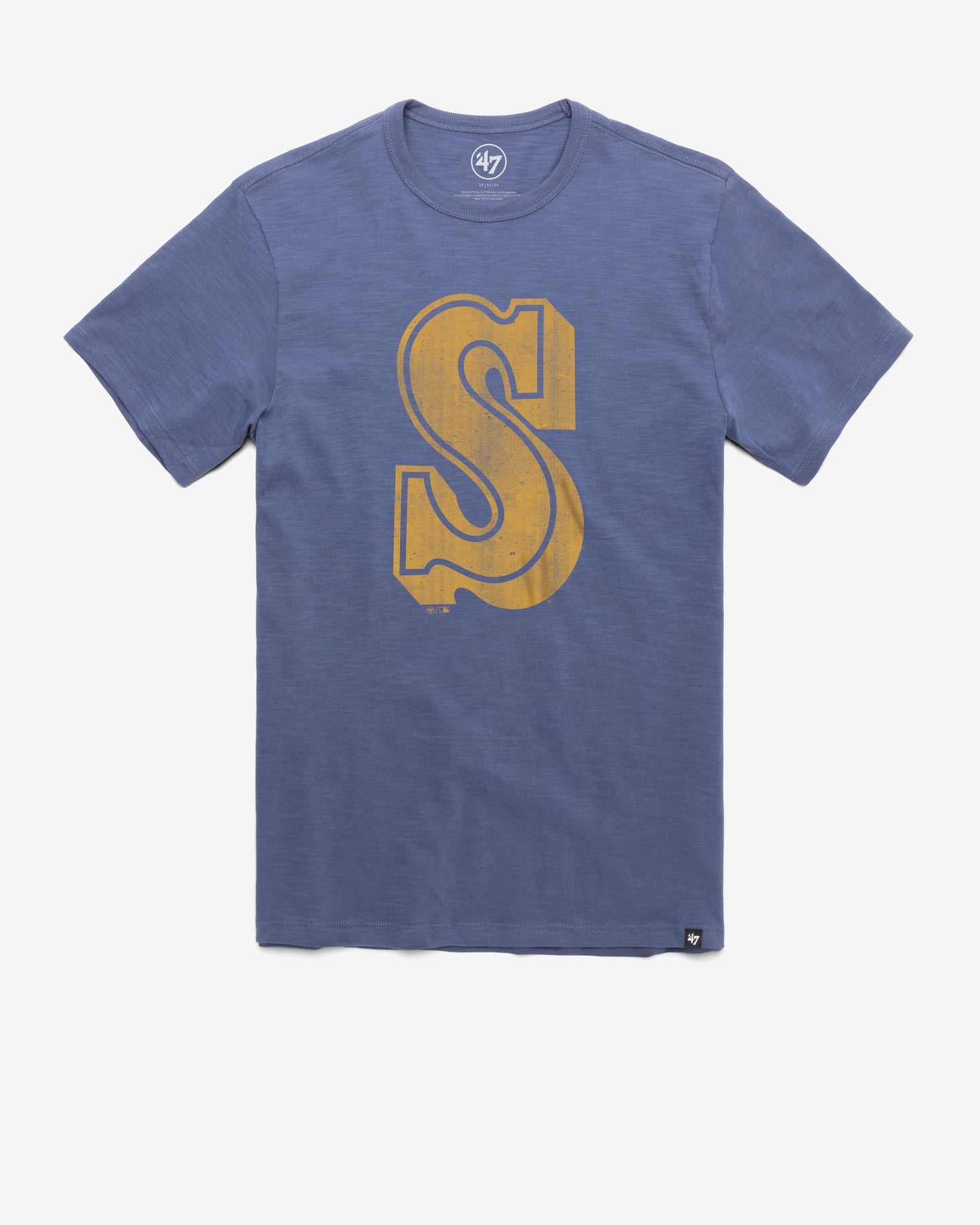 SEATTLE MARINERS COOPERSTOWN GRIT '47 SCRUM TEE BLEACHER BLUE