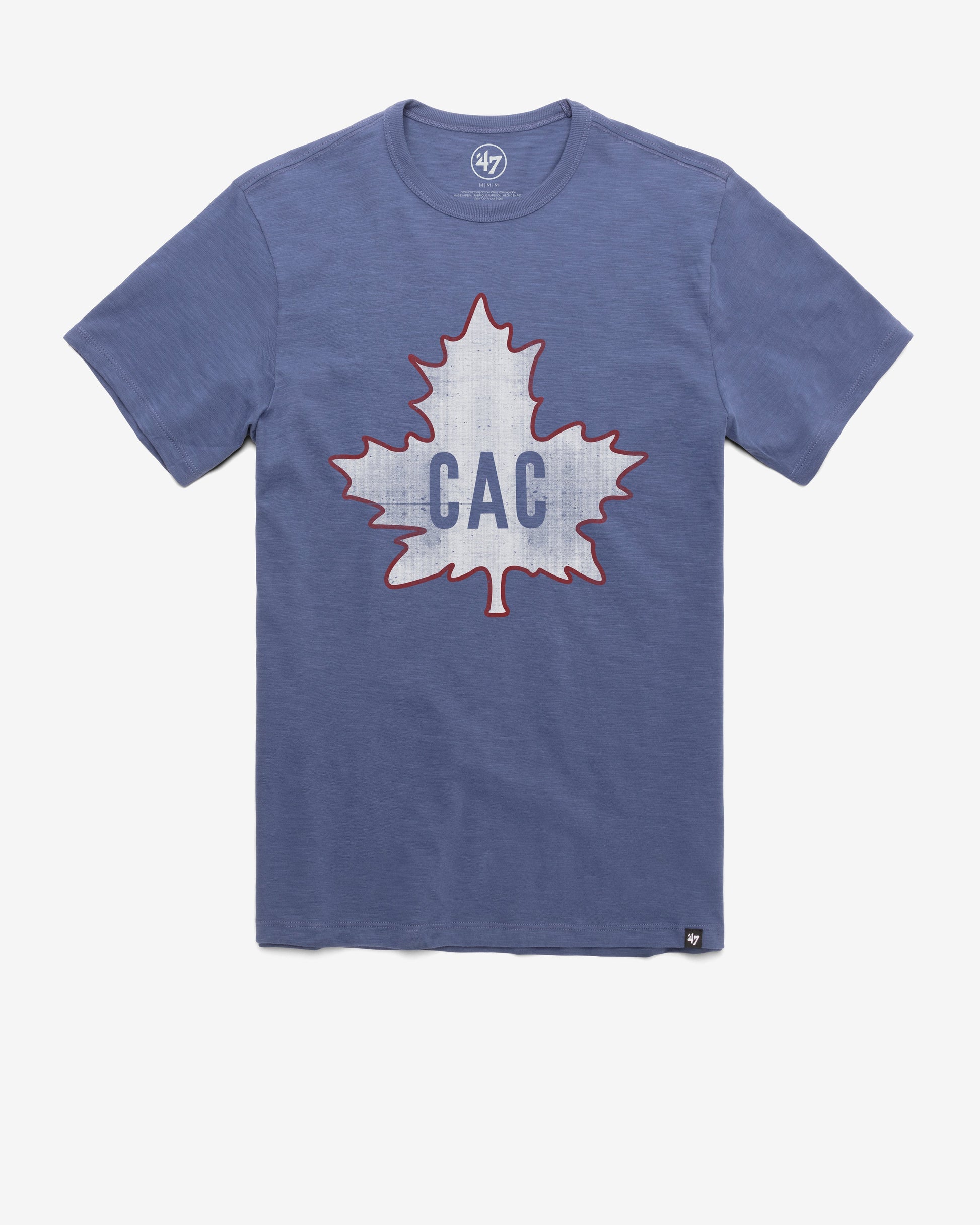 MONTREAL CANADIENS VINTAGE GRIT '47 SCRUM TEE BLEACHER BLUE