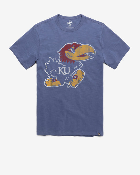 KANSAS JAYHAWKS GRIT '47 SCRUM TEE BLEACHER BLUE