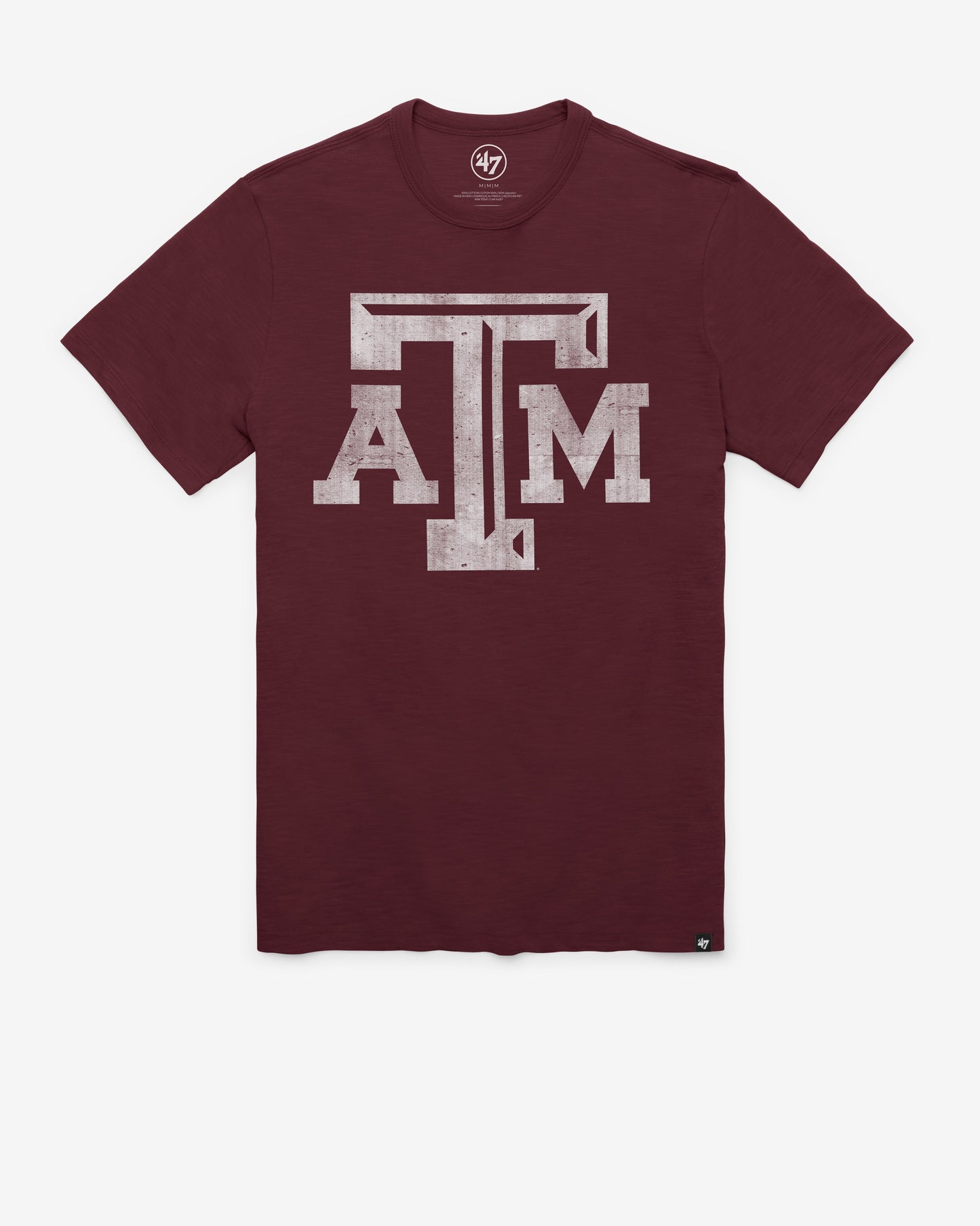 TEXAS A&M AGGIES GRIT '47 SCRUM TEE DARK MAROON