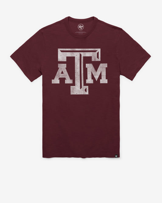 TEXAS A&M AGGIES GRIT '47 SCRUM TEE DARK MAROON
