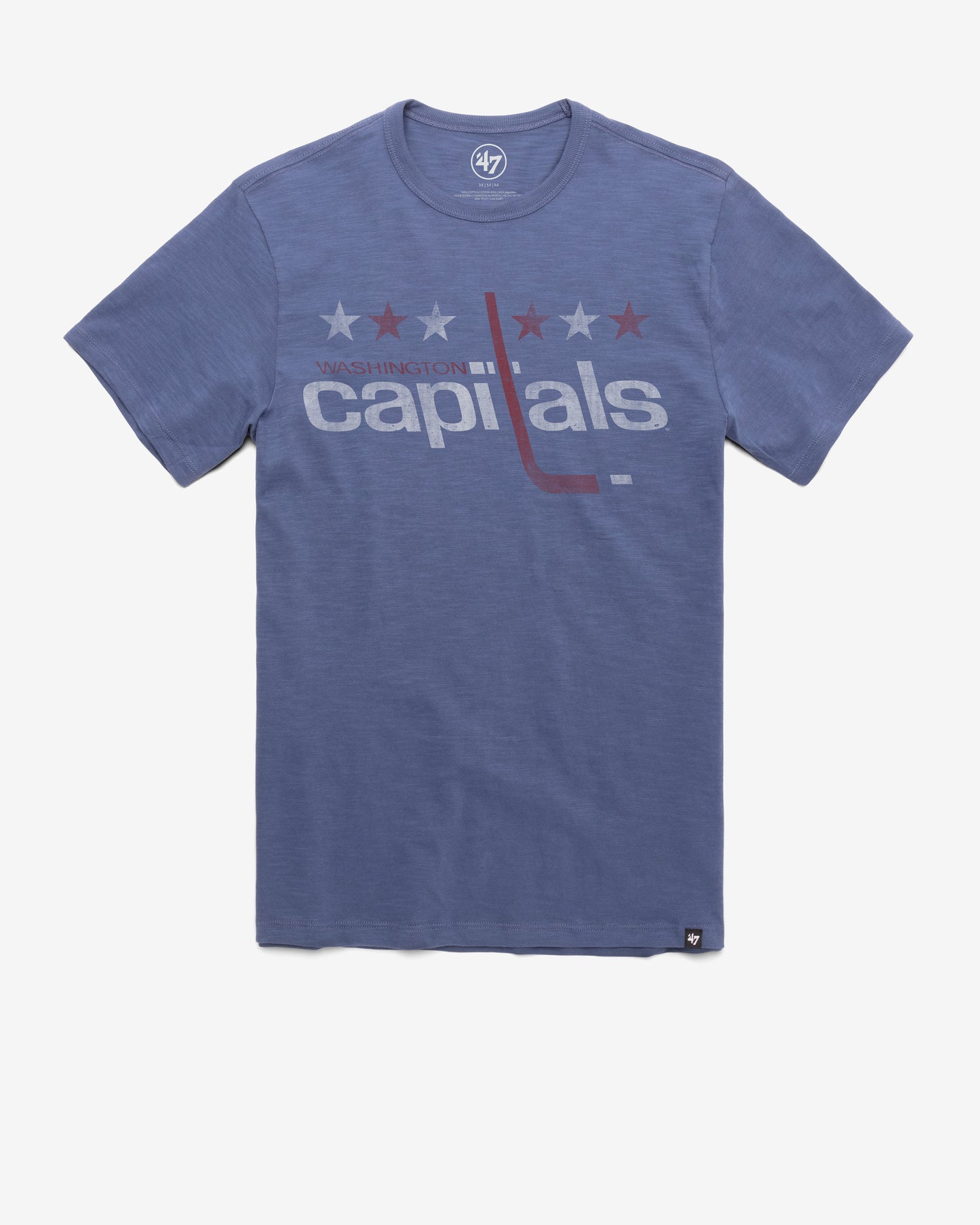 WASHINGTON CAPITALS VINTAGE GRIT '47 SCRUM TEE BLEACHER BLUE