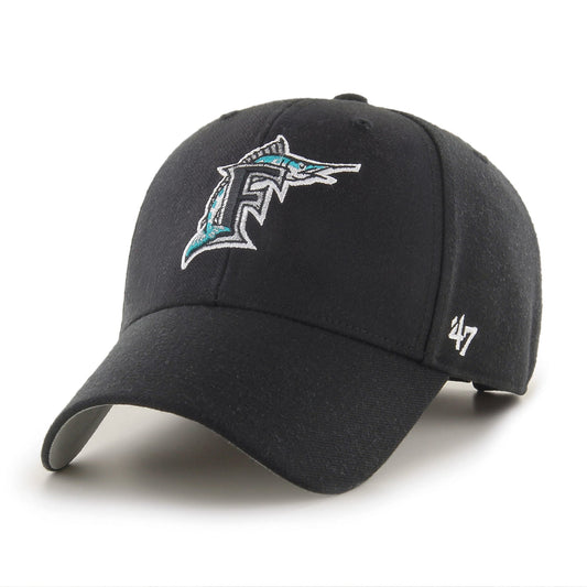MIAMI MARLINS COOPERSTOWN '47 MVP BLACK
