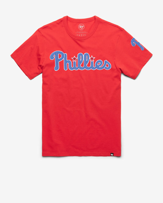PHILADELPHIA PHILLIES '47 FRANKLIN FIELDHOUSE TEE RACER RED