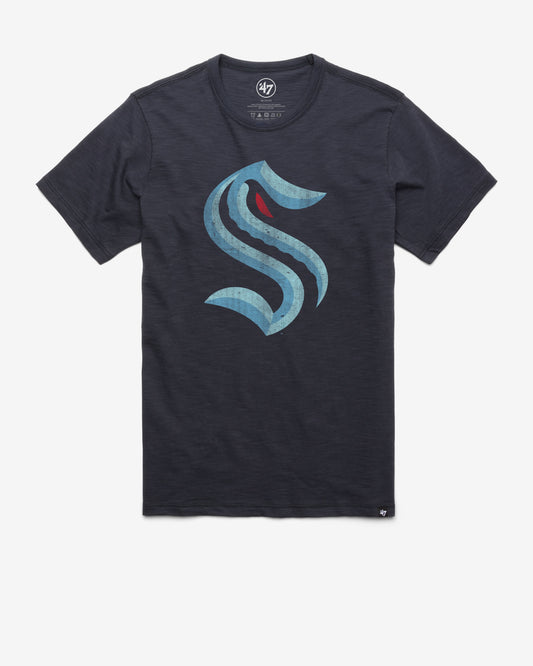 SEATTLE KRAKEN GRIT '47 SCRUM TEE FALL NAVY