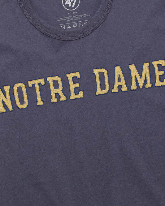 NOTRE DAME FIGHTING IRISH '47 FRANKLIN FIELDHOUSE TEE ATLAS BLUE