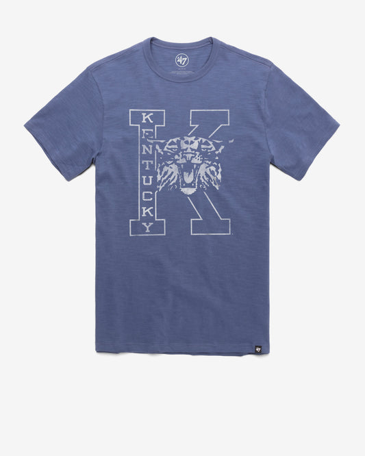 KENTUCKY WILDCATS VINTAGE GRIT '47 SCRUM TEE BLEACHER BLUE