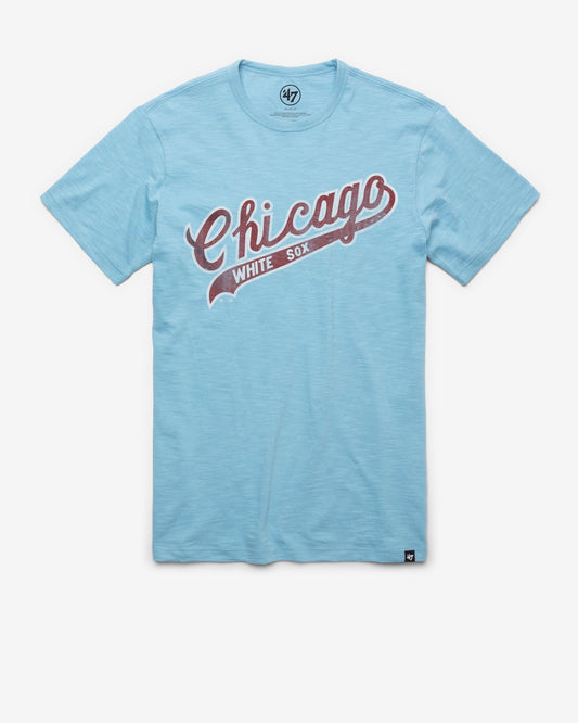 CHICAGO WHITE SOX COOPERSTOWN GRIT WORDMARK '47 SCRUM TEE CAROLINA