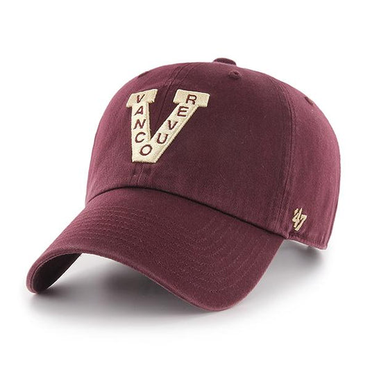 VANCOUVER CANUCKS VINTAGE '47 CLEAN UP DARK MAROON
