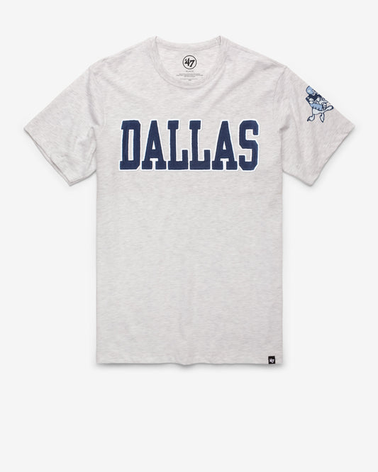 DALLAS COWBOYS HISTORIC '47 FRANKLIN FIELDHOUSE TEE RELAY GREY