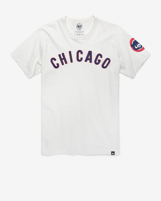CHICAGO CUBS COOPERSTOWN '47 FRANKLIN FIELDHOUSE TEE SANDSTONE