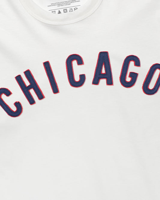 CHICAGO CUBS COOPERSTOWN '47 FRANKLIN FIELDHOUSE TEE SANDSTONE
