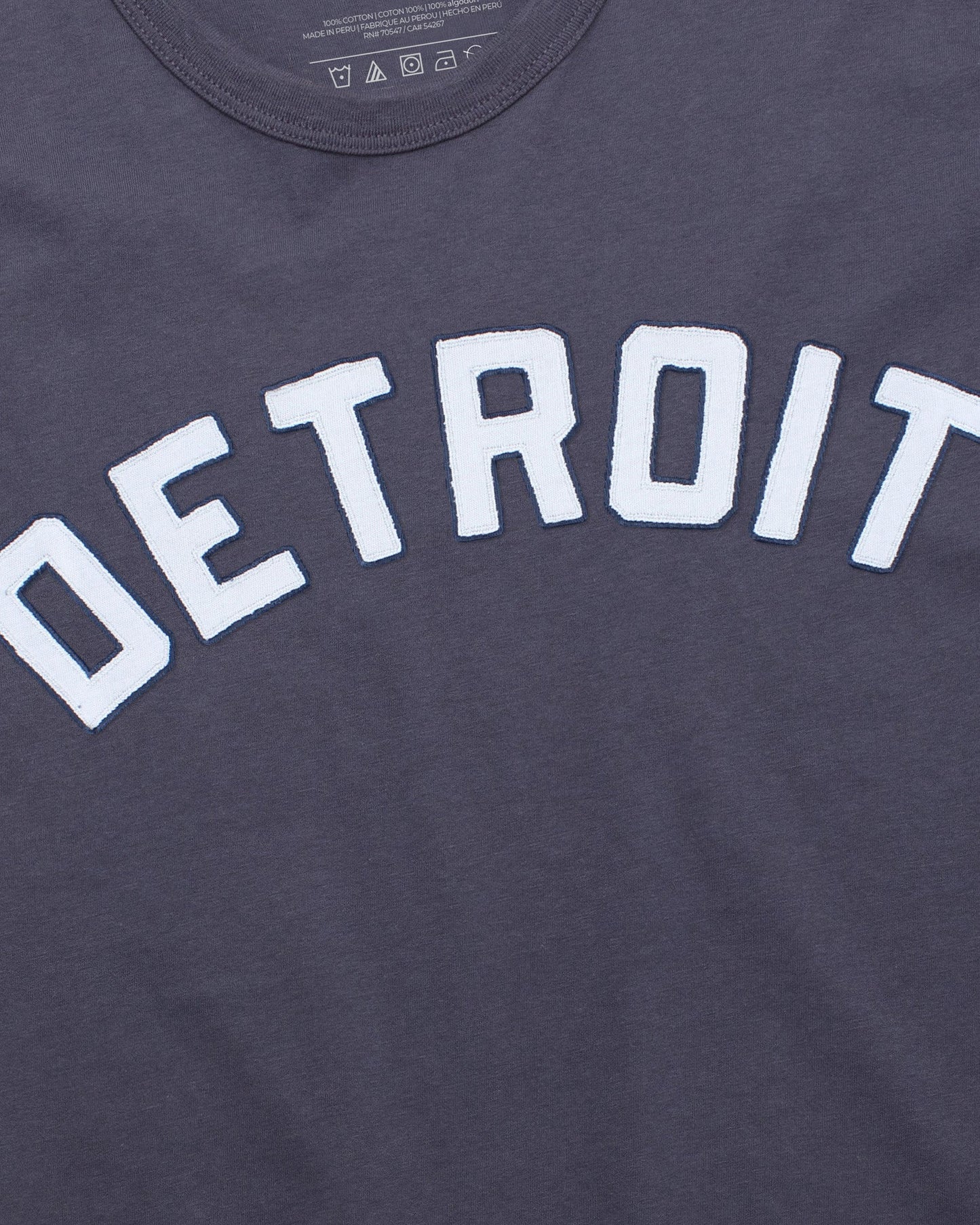DETROIT TIGERS COOPERSTOWN '47 FRANKLIN FIELDHOUSE TEE ATLAS BLUE