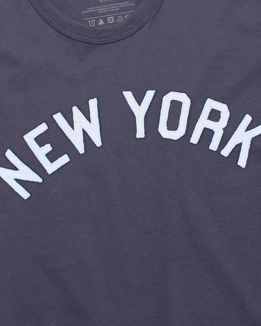 NEW YORK YANKEES COOPERSTOWN '47 FRANKLIN FIELDHOUSE TEE ATLAS BLUE