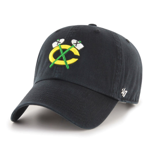 CHICAGO BLACKHAWKS '47 CLEAN UP BLACK