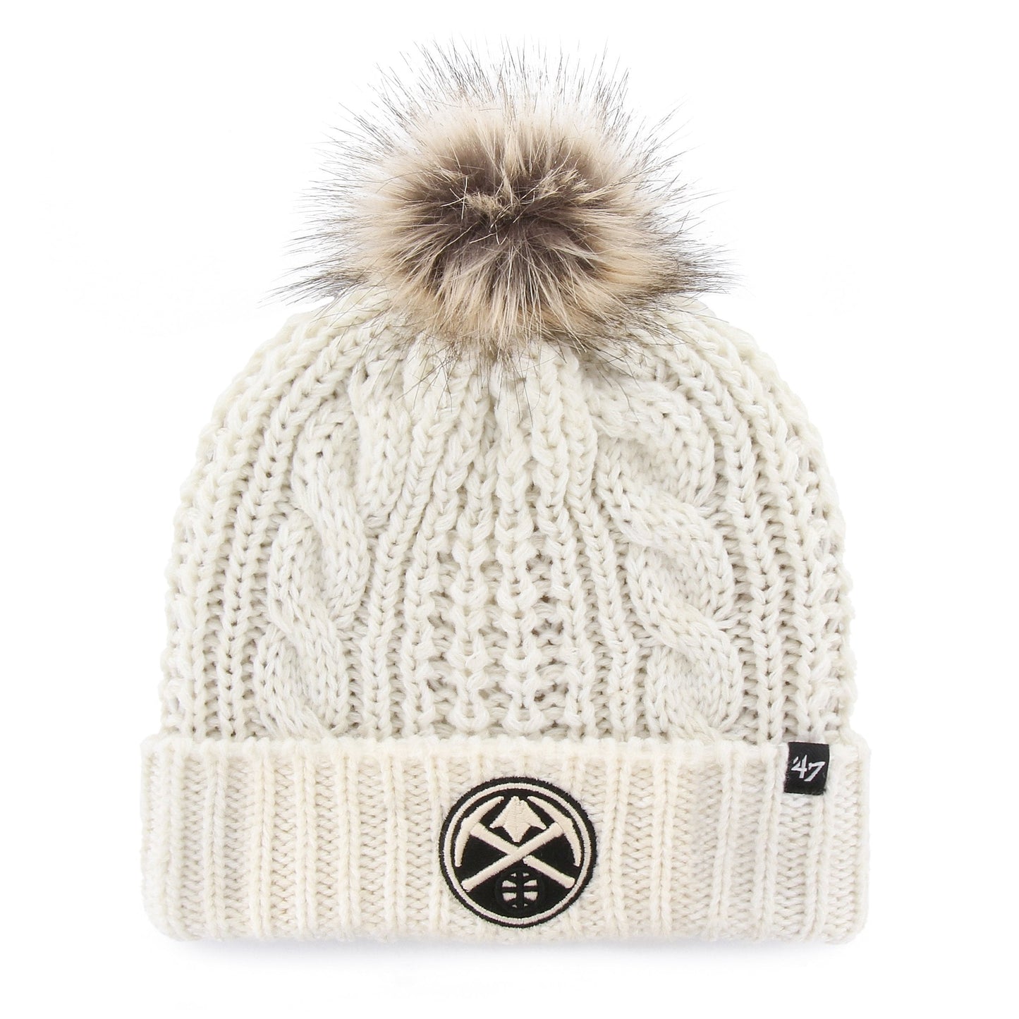 DENVER NUGGETS MEEKO '47 CUFF KNIT WOMENS WHITE