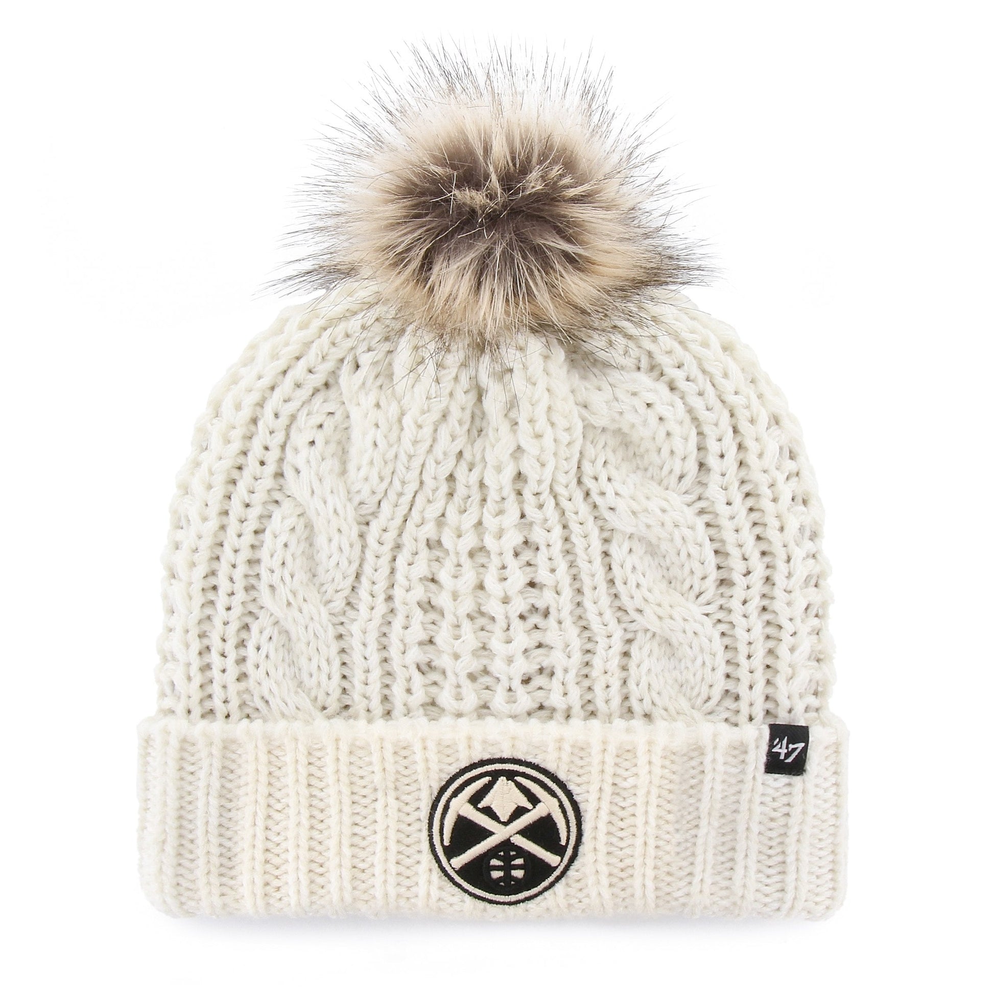 DENVER NUGGETS MEEKO '47 CUFF KNIT WOMENS WHITE