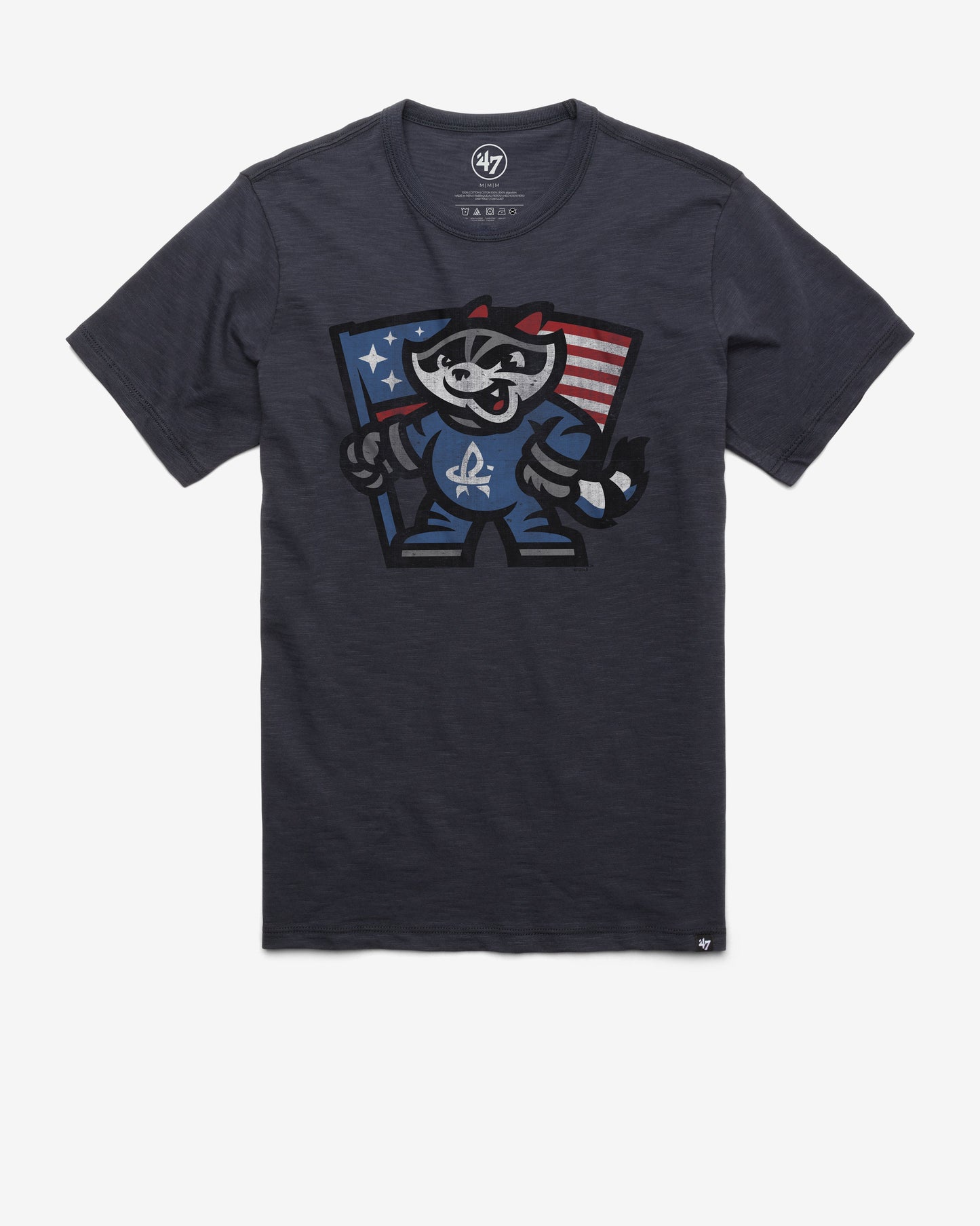 ROCKET CITY TRASH PANDAS GRIT '47 SCRUM TEE FALL NAVY