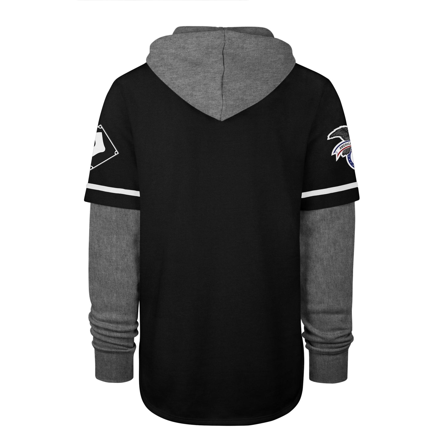 CHICAGO WHITE SOX TRIFECTA '47 SHORTSTOP PULLOVER HOOD JET BLACK