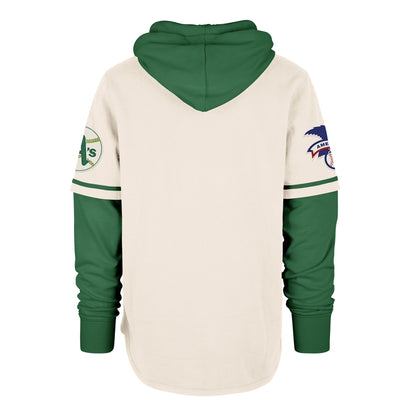 OAKLAND ATHLETICS COOPERSTOWN TRIFECTA '47 SHORTSTOP PULLOVER HOOD CREAM