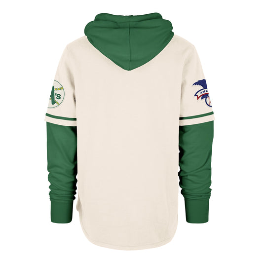 OAKLAND ATHLETICS COOPERSTOWN TRIFECTA '47 SHORTSTOP PULLOVER HOOD CREAM