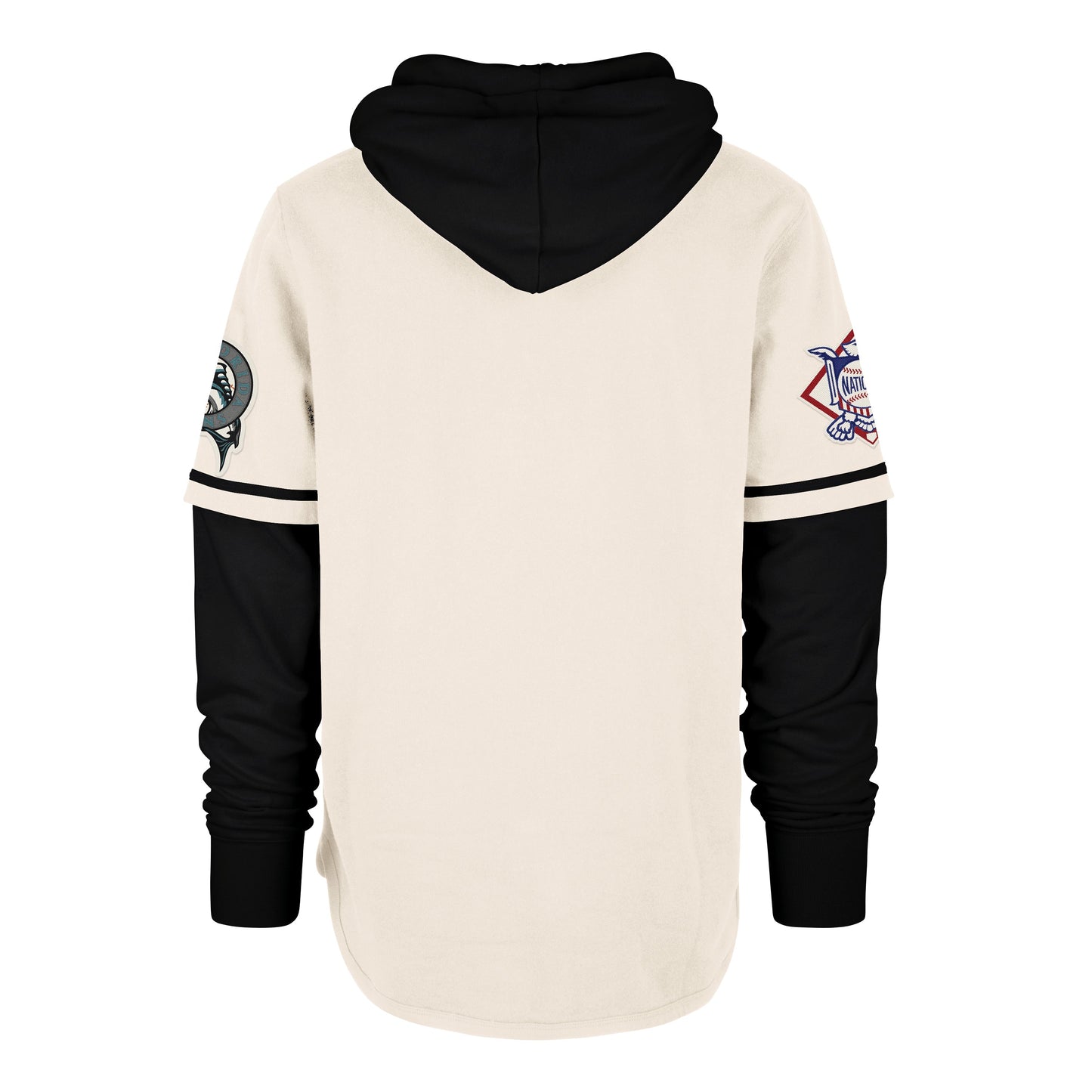 MIAMI MARLINS COOPERSTOWN TRIFECTA '47 SHORTSTOP PULLOVER HOOD CREAM