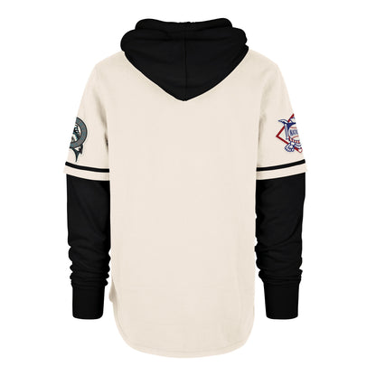 MIAMI MARLINS COOPERSTOWN TRIFECTA '47 SHORTSTOP PULLOVER HOOD CREAM