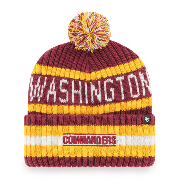 WASHINGTON COMMANDERS BERING 47 CUFF KNIT CARDINAL