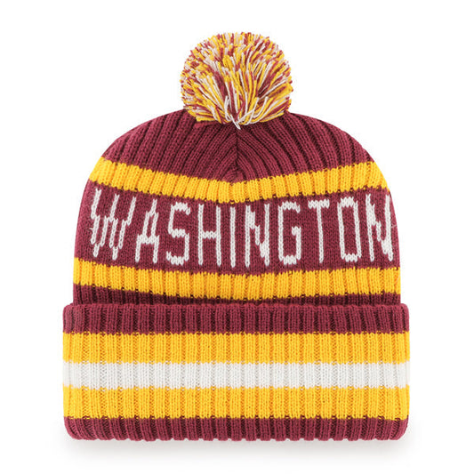 WASHINGTON COMMANDERS BERING 47 CUFF KNIT CARDINAL