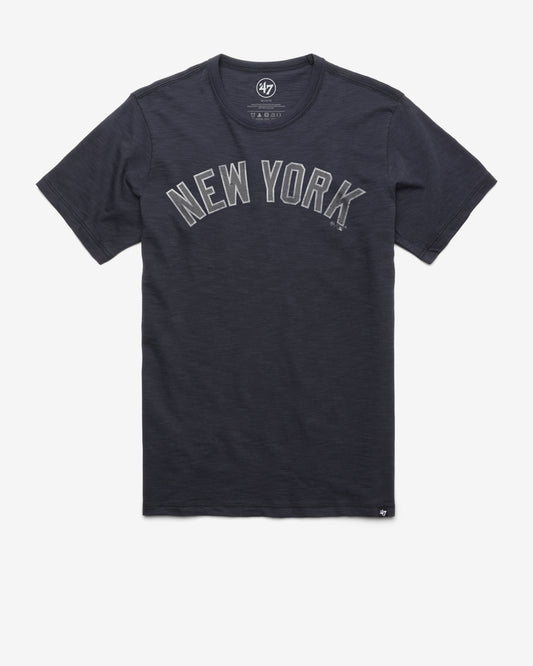 NEW YORK YANKEES GRIT WORDMARK '47 SCRUM TEE FALL NAVY
