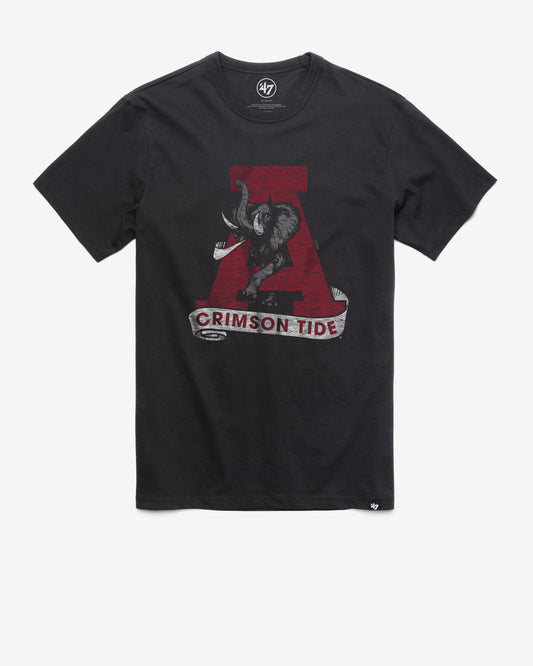 ALABAMA CRIMSON TIDE VINTAGE PREMIER '47 FRANKLIN TEE FLINT BLACK