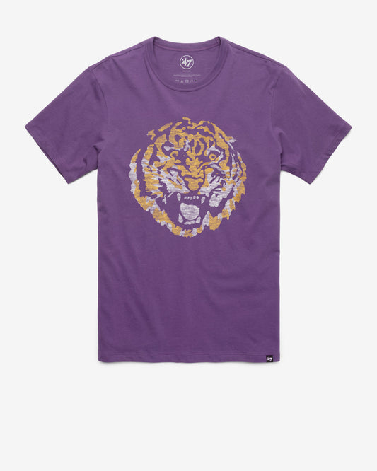 LOUISIANA STATE TIGERS LSU VINTAGE PREMIER '47 FRANKLIN TEE REGENT PURPLE