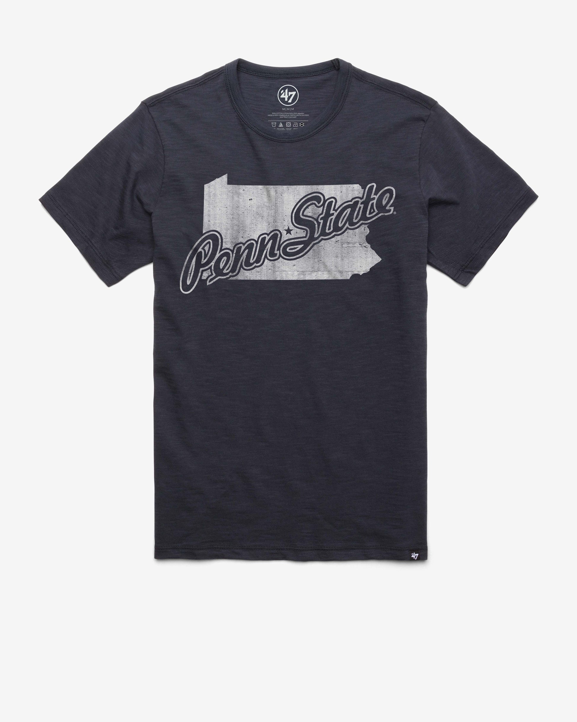 PENN STATE NITTANY LIONS VINTAGE GRIT '47 SCRUM TEE FALL NAVY