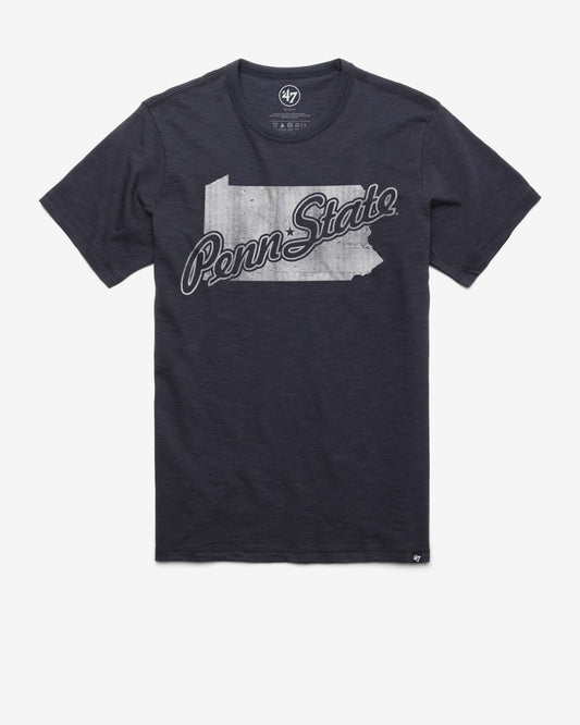 PENN STATE NITTANY LIONS VINTAGE GRIT '47 SCRUM TEE FALL NAVY