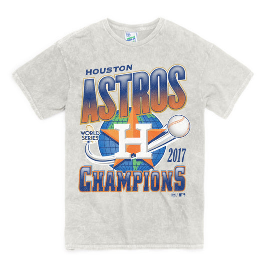HOUSTON ASTROS 2017 WORLD SERIES ROCKER '47 VINTAGE TUBULAR TEE DUNE