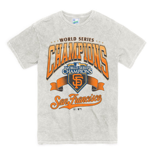 SAN FRANCISCO GIANTS 2010 WORLD SERIES ROCKER '47 VINTAGE TUBULAR TEE DUNE