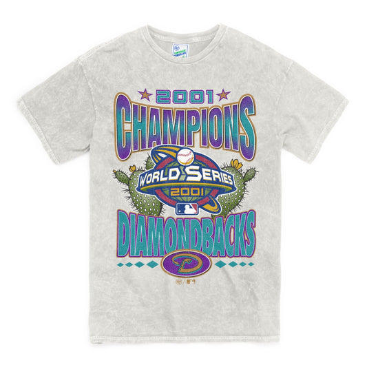 ARIZONA DIAMONDBACKS 2001 WORLD SERIES ROCKER '47 VINTAGE TUBULAR TEE DUNE
