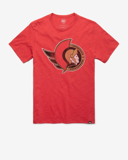 OTTAWA SENATORS GRIT '47 SCRUM TEE RESCUE RED