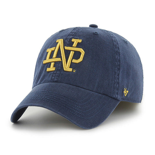 NOTRE DAME FIGHTING IRISH VINTAGE CLASSIC '47 FRANCHISE NAVY
