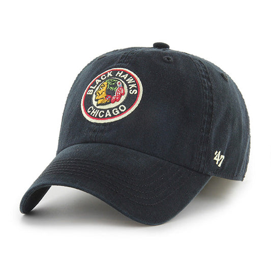 CHICAGO BLACKHAWKS VINTAGE CLASSIC '47 FRANCHISE BLACK